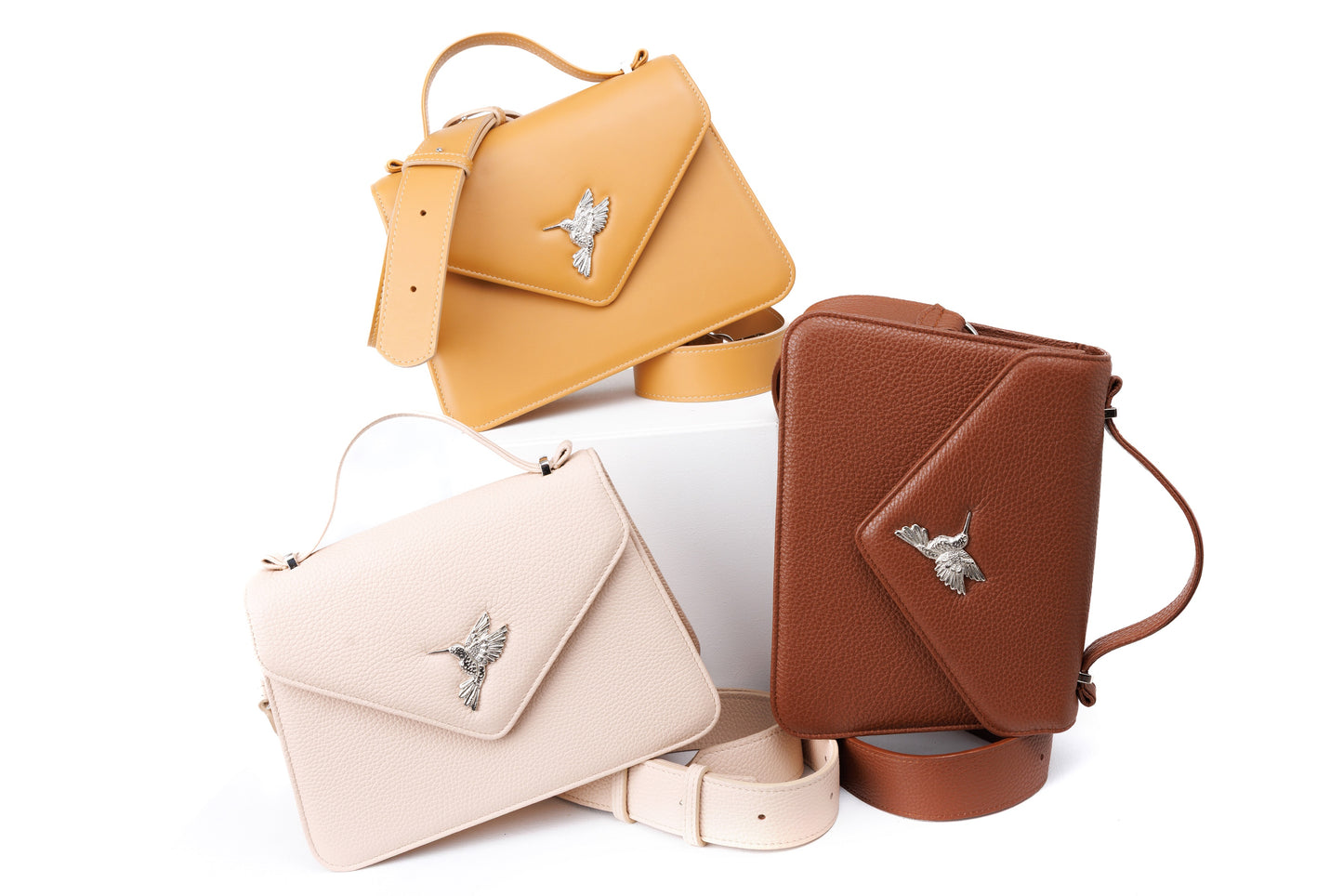 Day Star camel leather bag