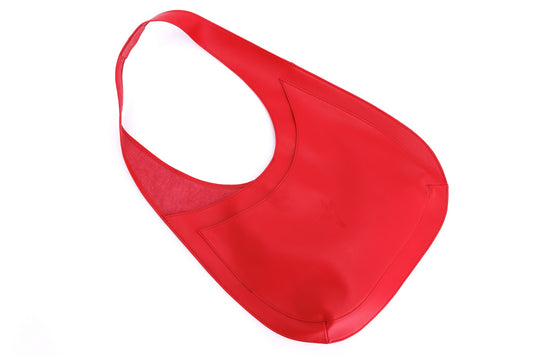 Horizon Red leather shopper bag