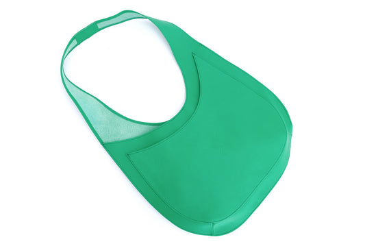 Horizon Green leather shopper bag