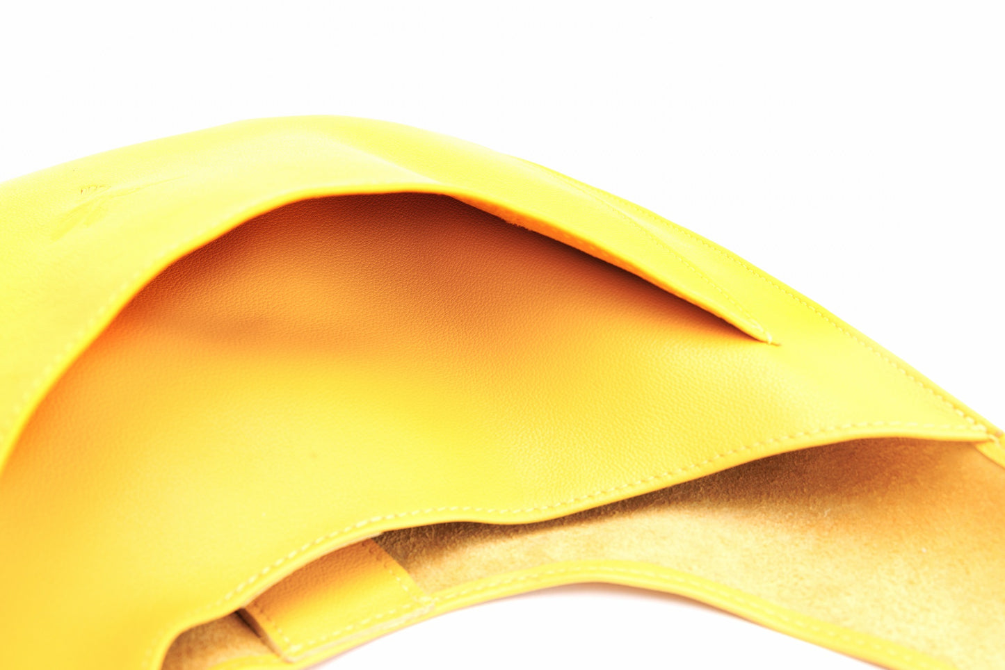 Horizon Yellow leather shopper bag