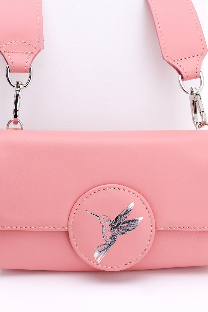 Humming Rose leather bag