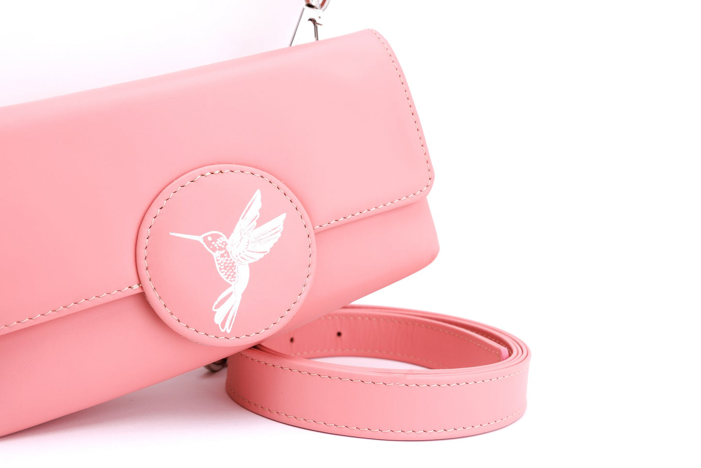 Humming Rose leather bag