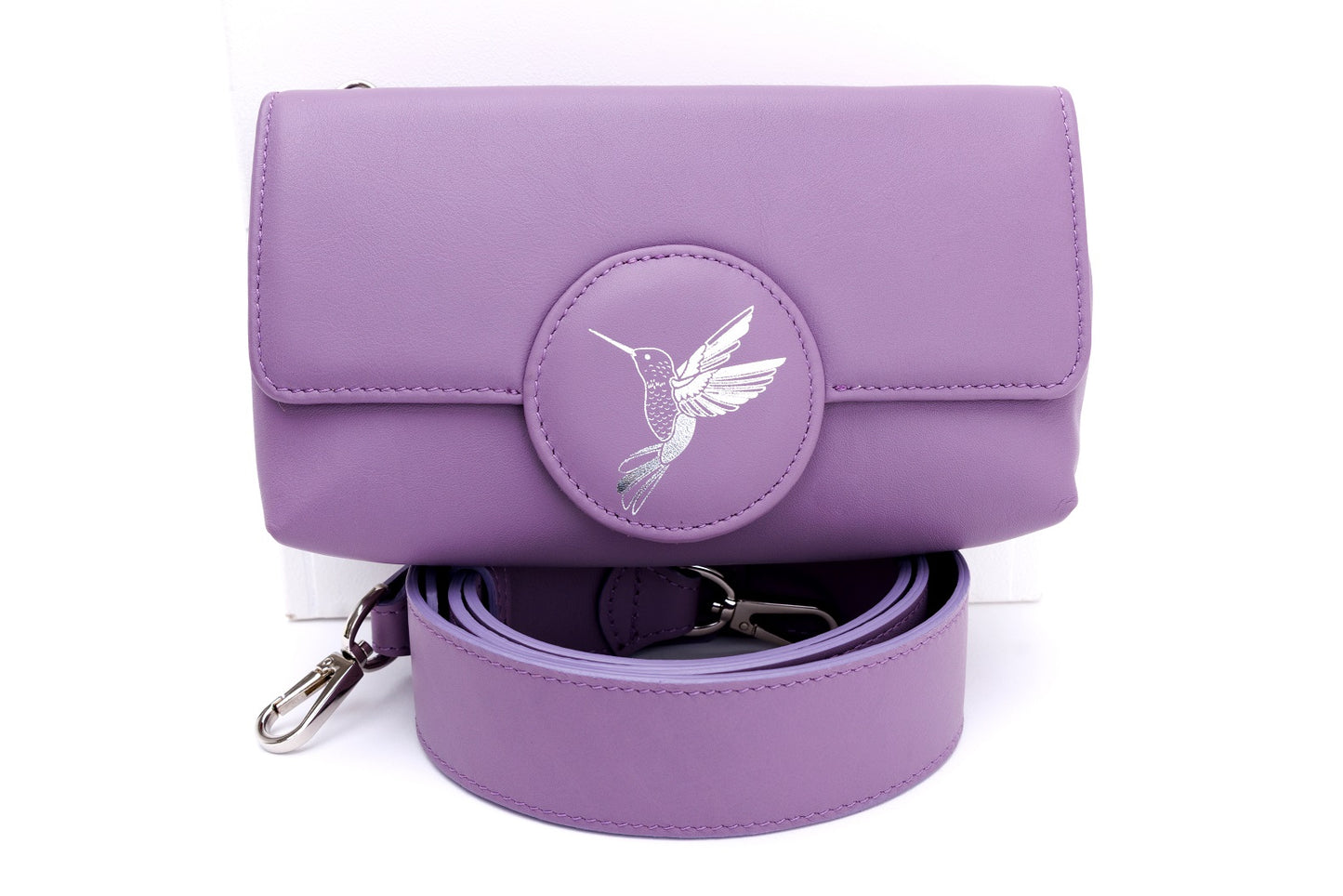 Humming Purple leather bag