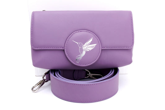 Humming Purple leather bag