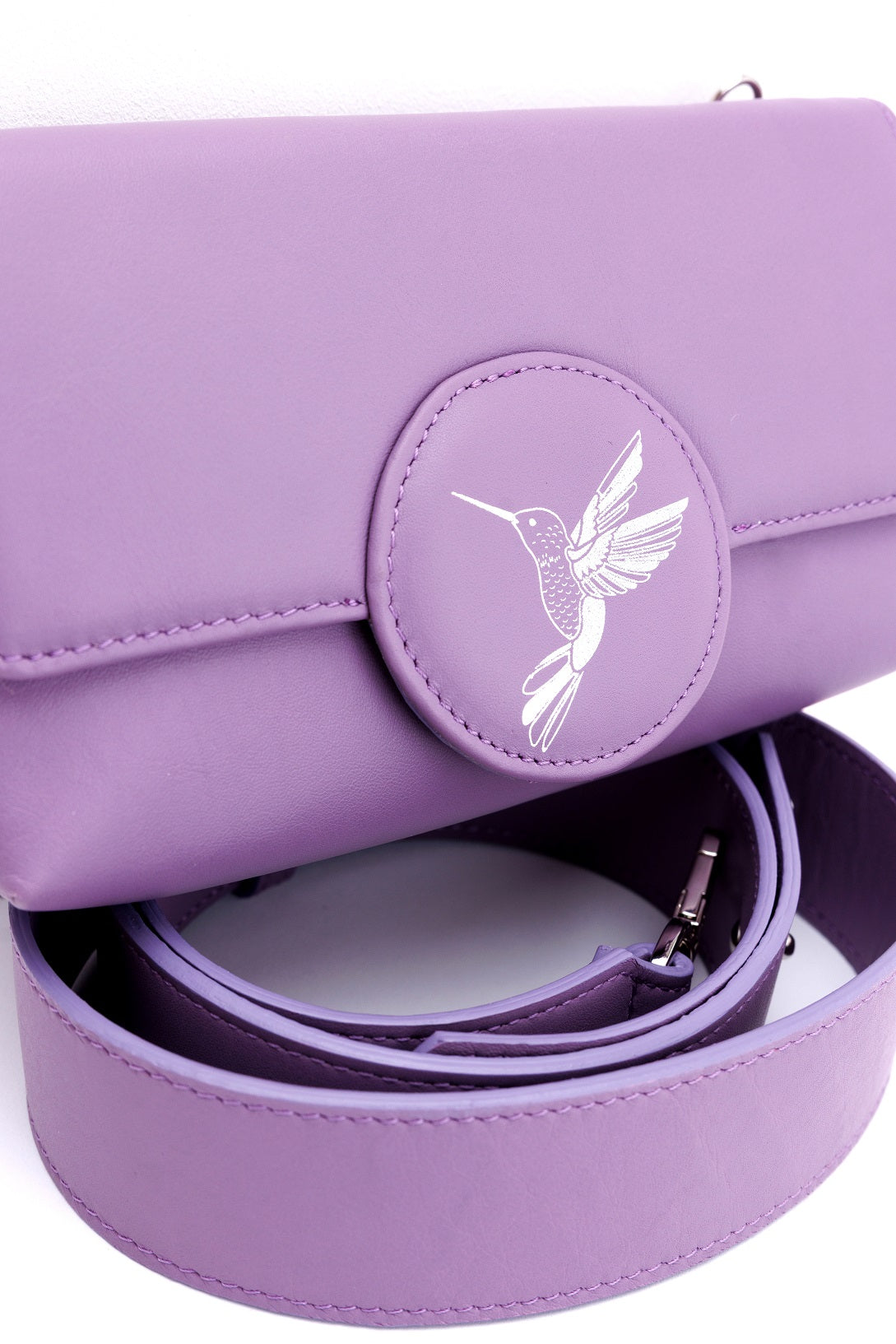 Humming Purple leather bag