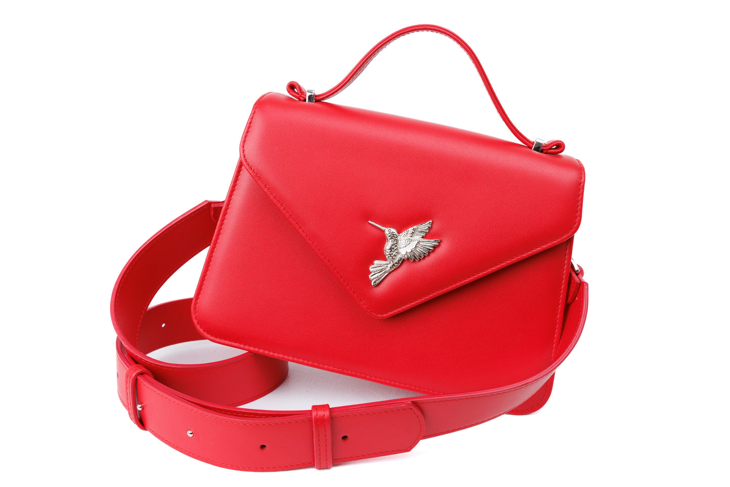 Day Star red leather bag