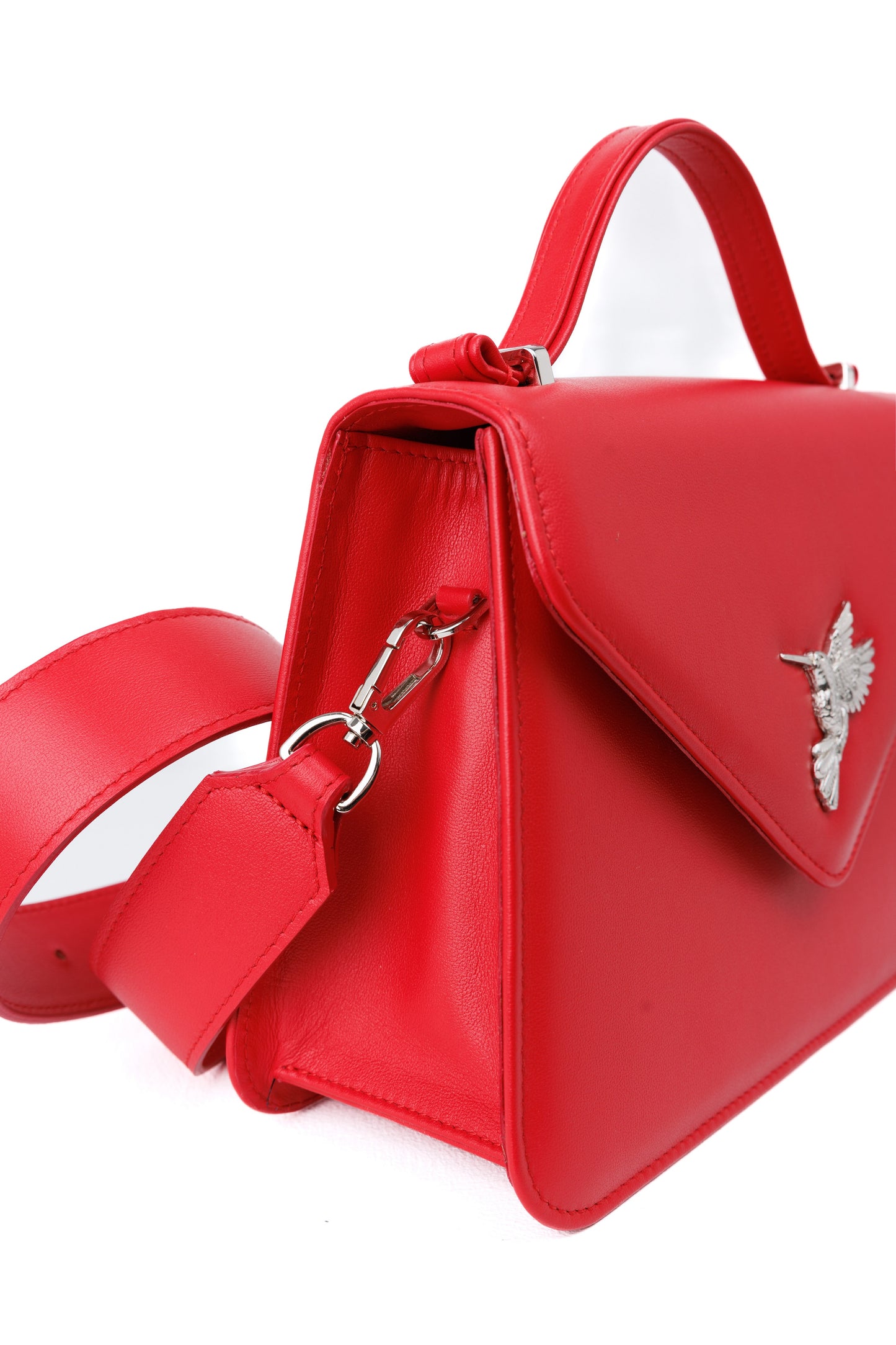 Day Star red leather bag