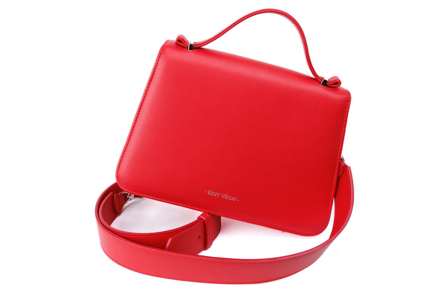 Day Star red leather bag