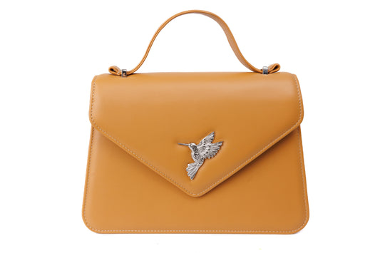 Day Star camel leather bag