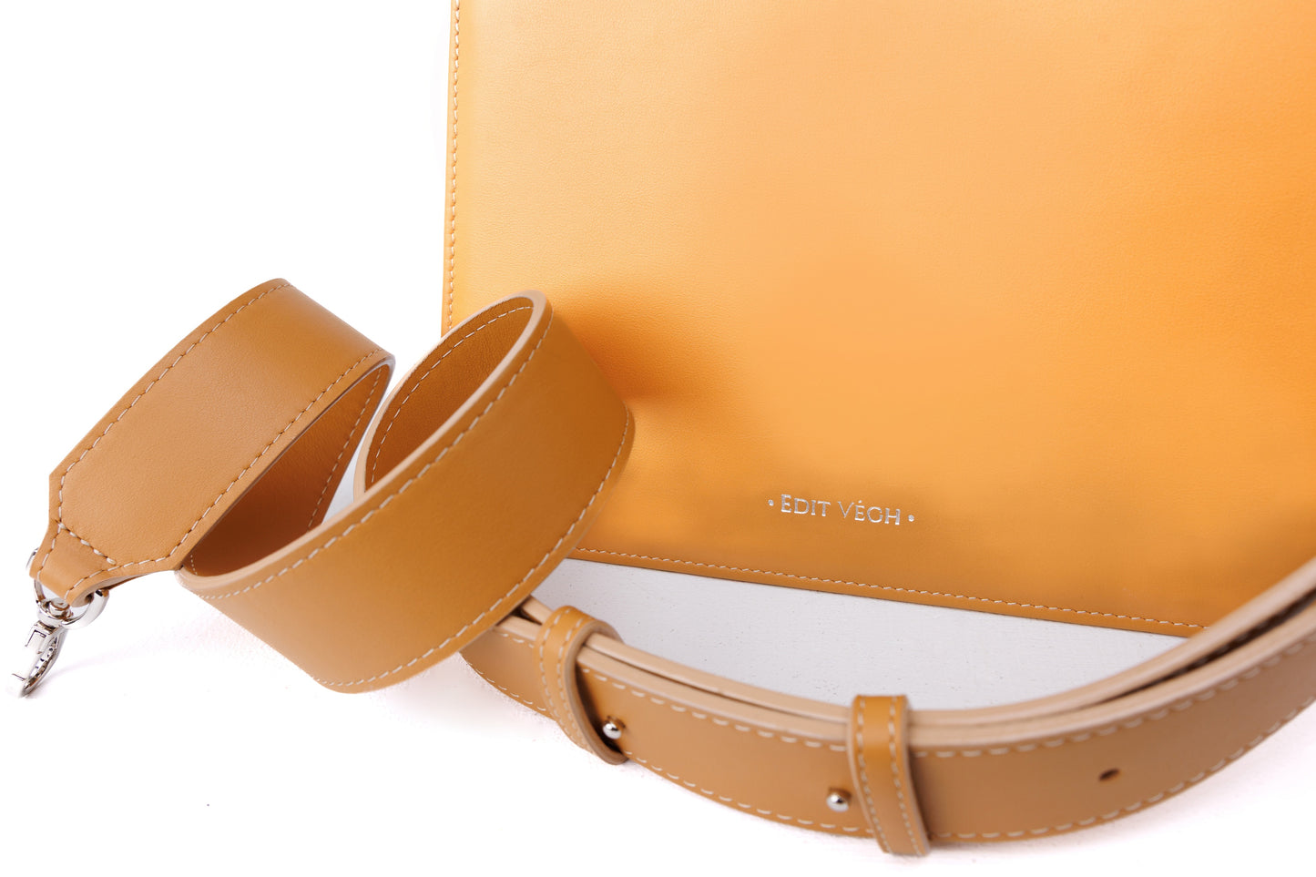 Day Star camel leather bag