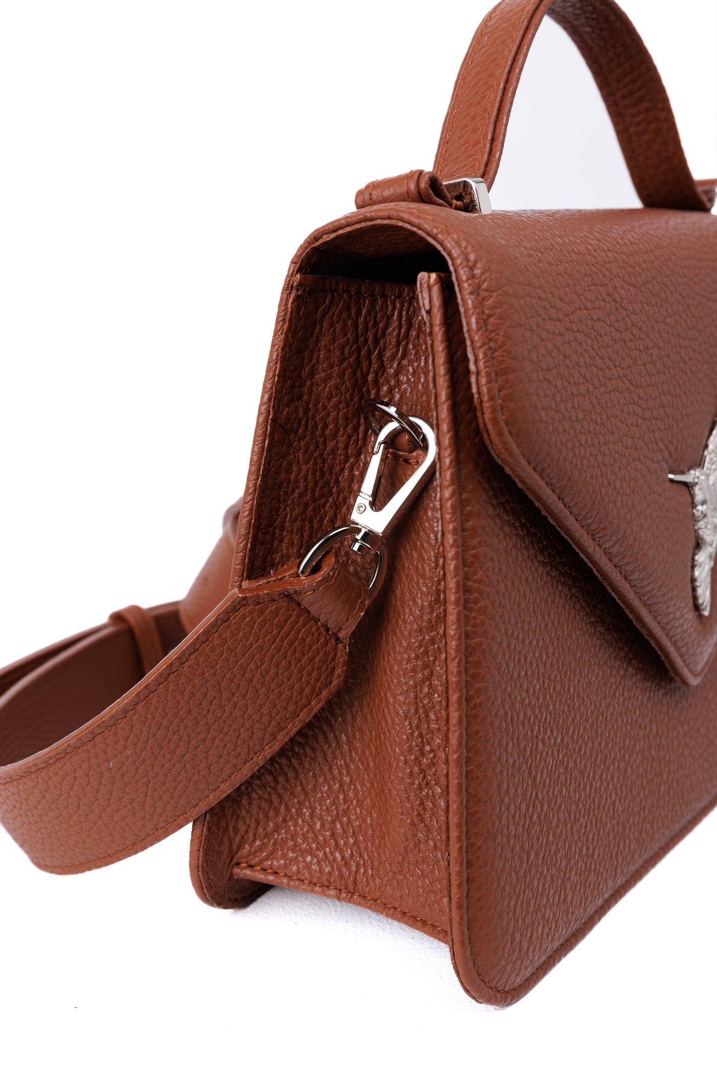 Day Star Chocolate leather bag