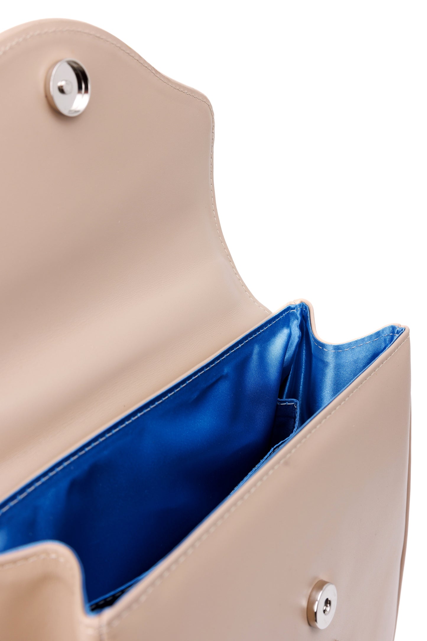 Morning Bloom beige leather bag