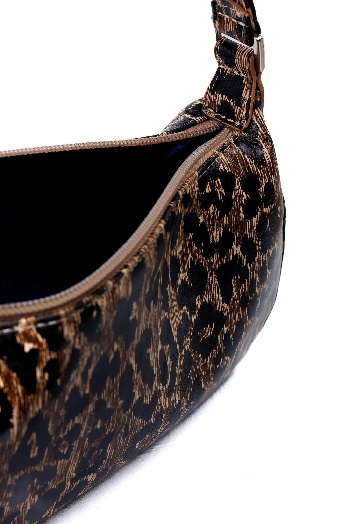Essence ocelot leather bag