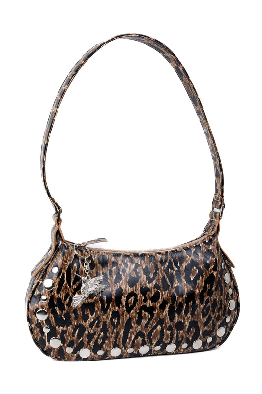 Essence ocelot leather bag