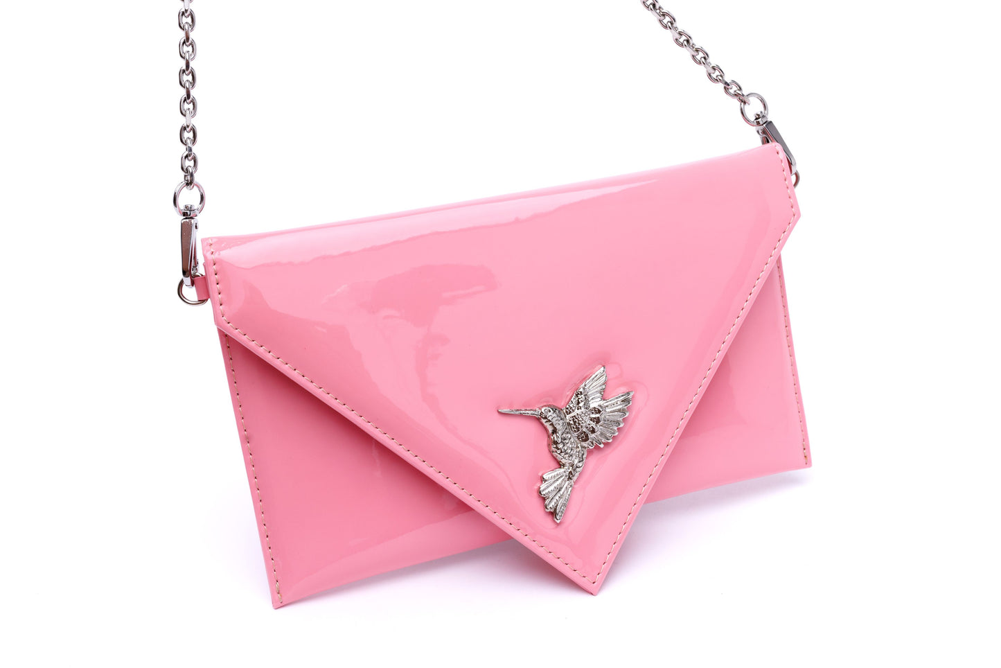 Sophie baby pink envelope with hummingbird