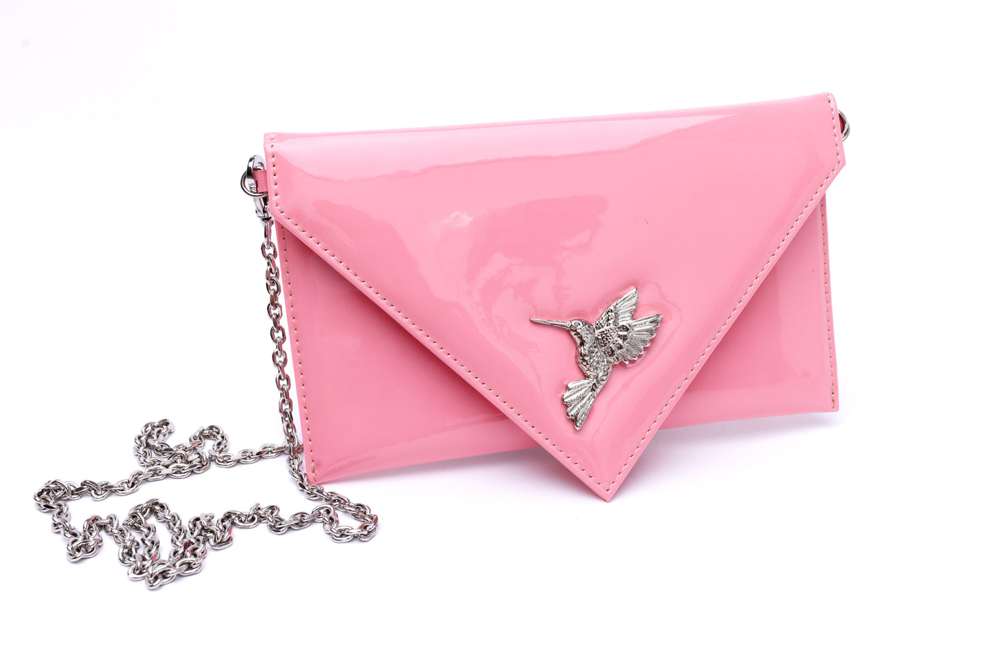 Sophie baby pink envelope with hummingbird