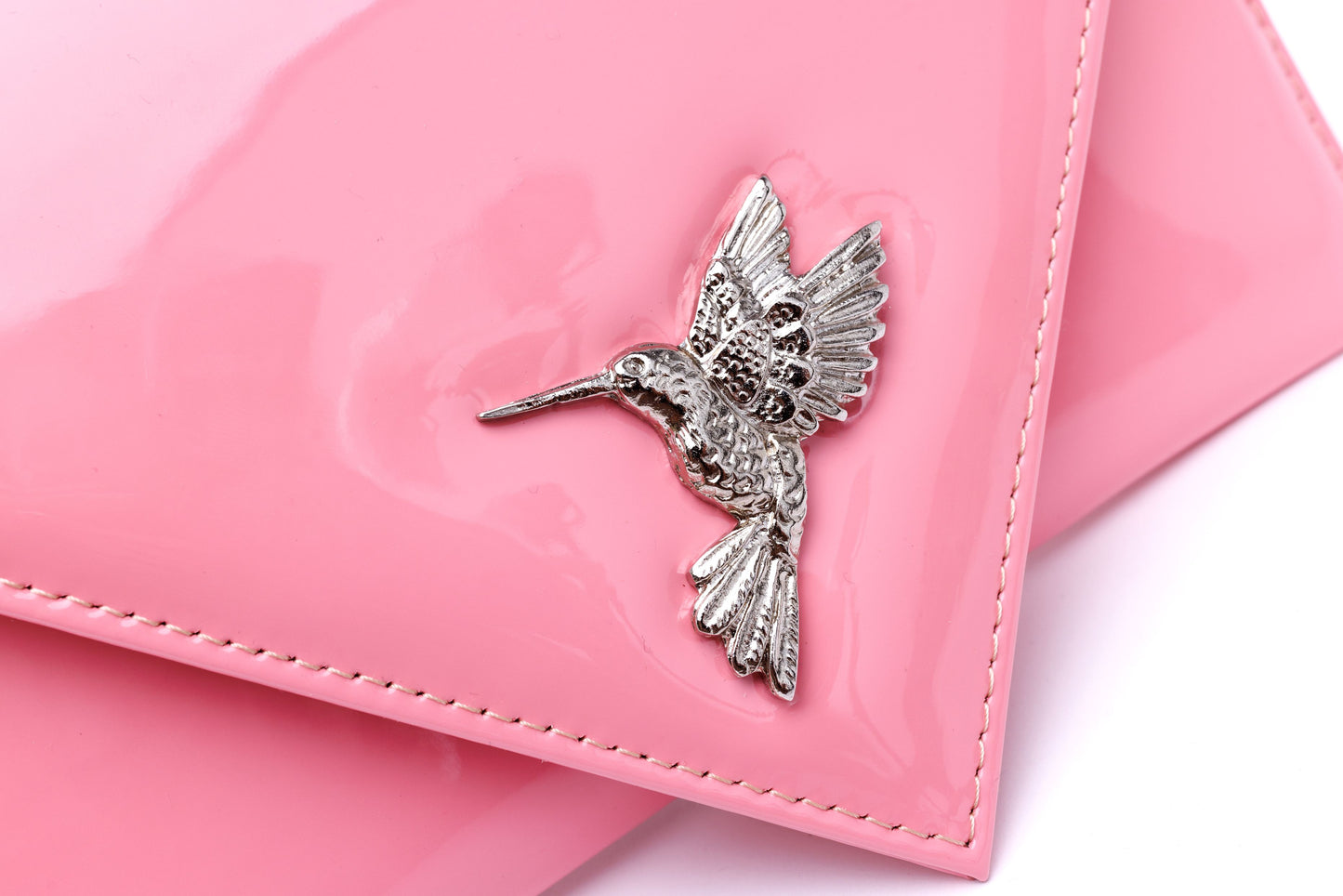 Sophie baby pink envelope with hummingbird