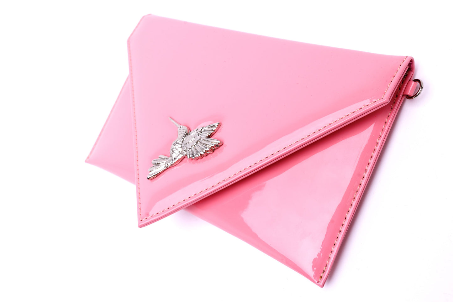 Sophie baby pink envelope with hummingbird