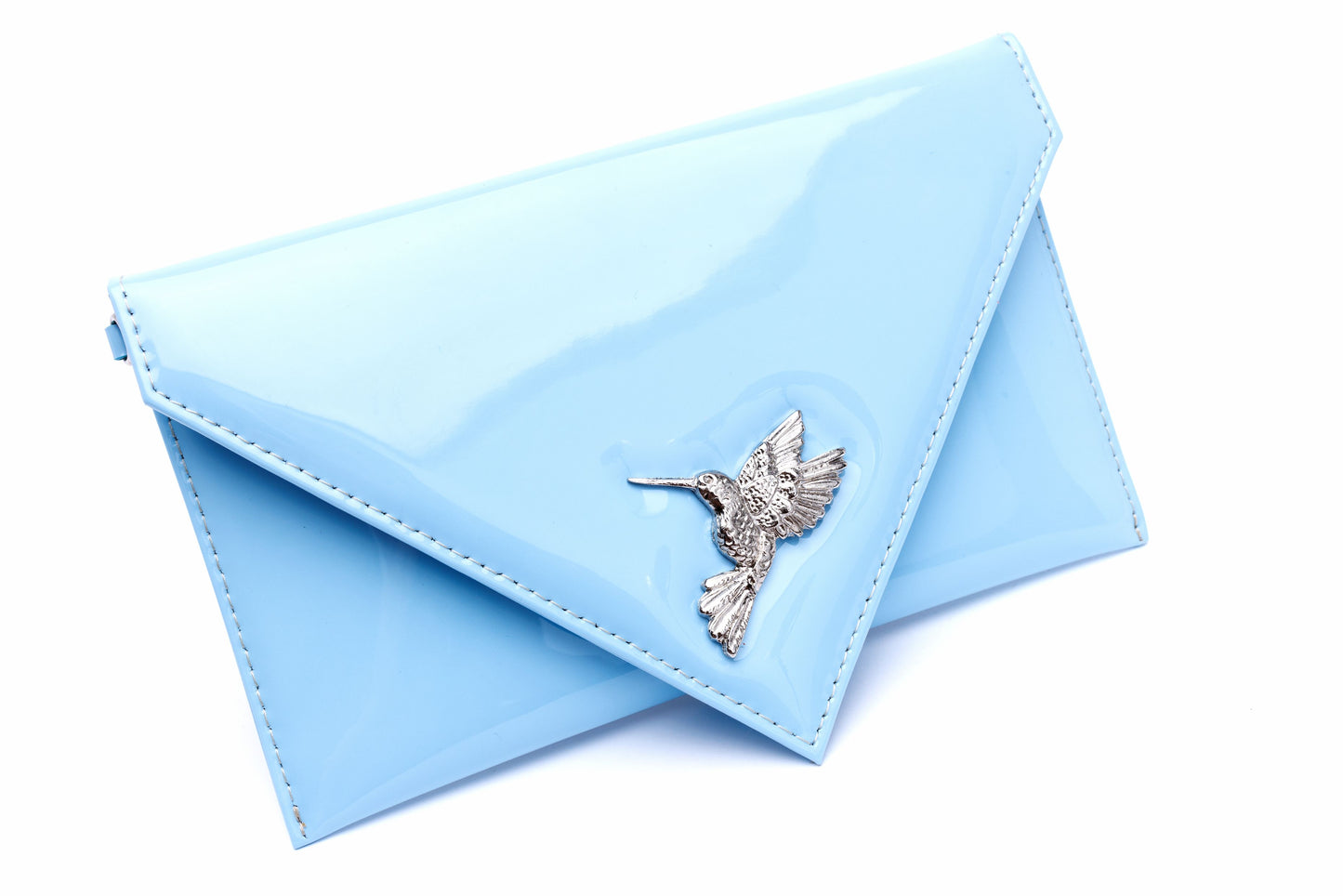 Sophie baby blue envelope with hummingbird