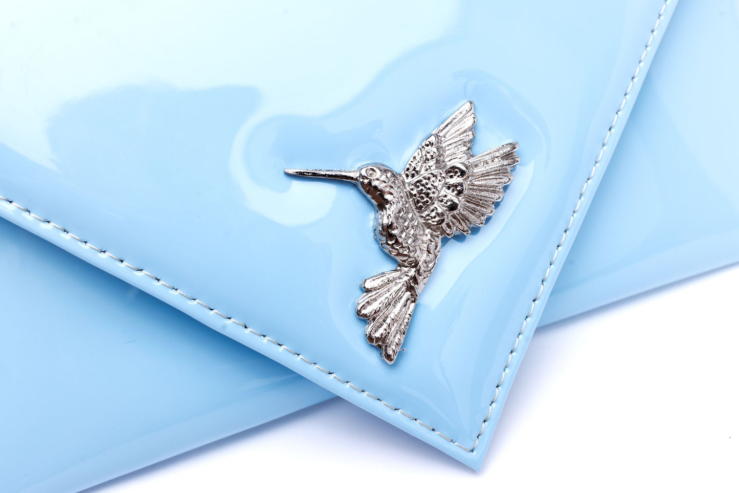 Sophie baby blue envelope with hummingbird