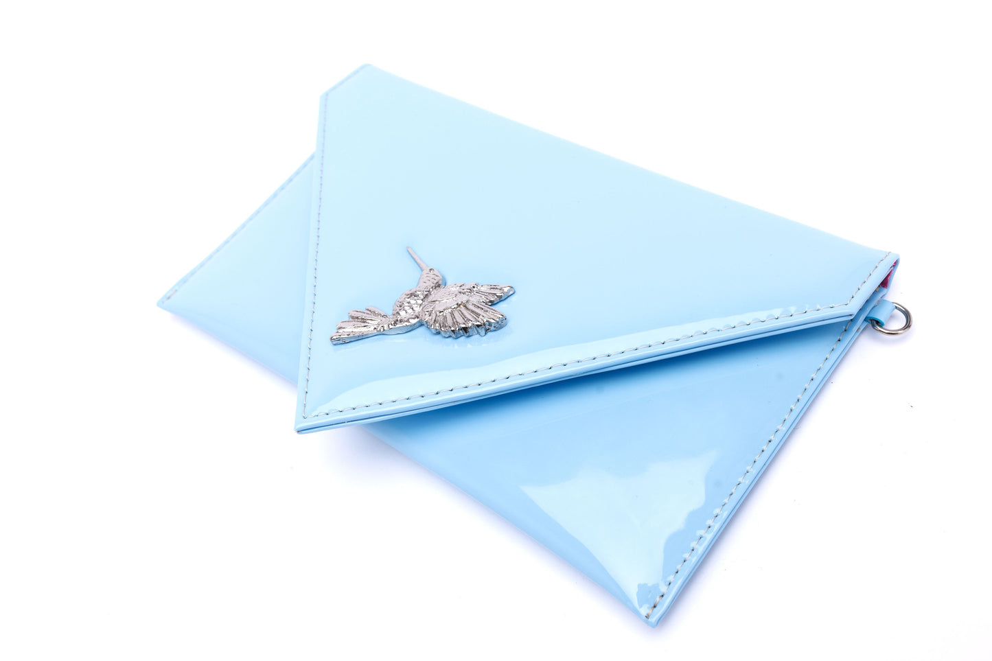 Sophie baby blue envelope with hummingbird