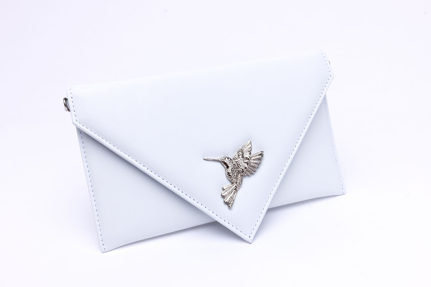 Sophie white envelope with hummingbird