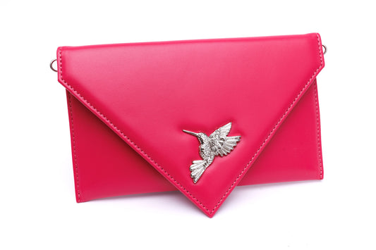 Sophie strawberry envelope with hummingbird