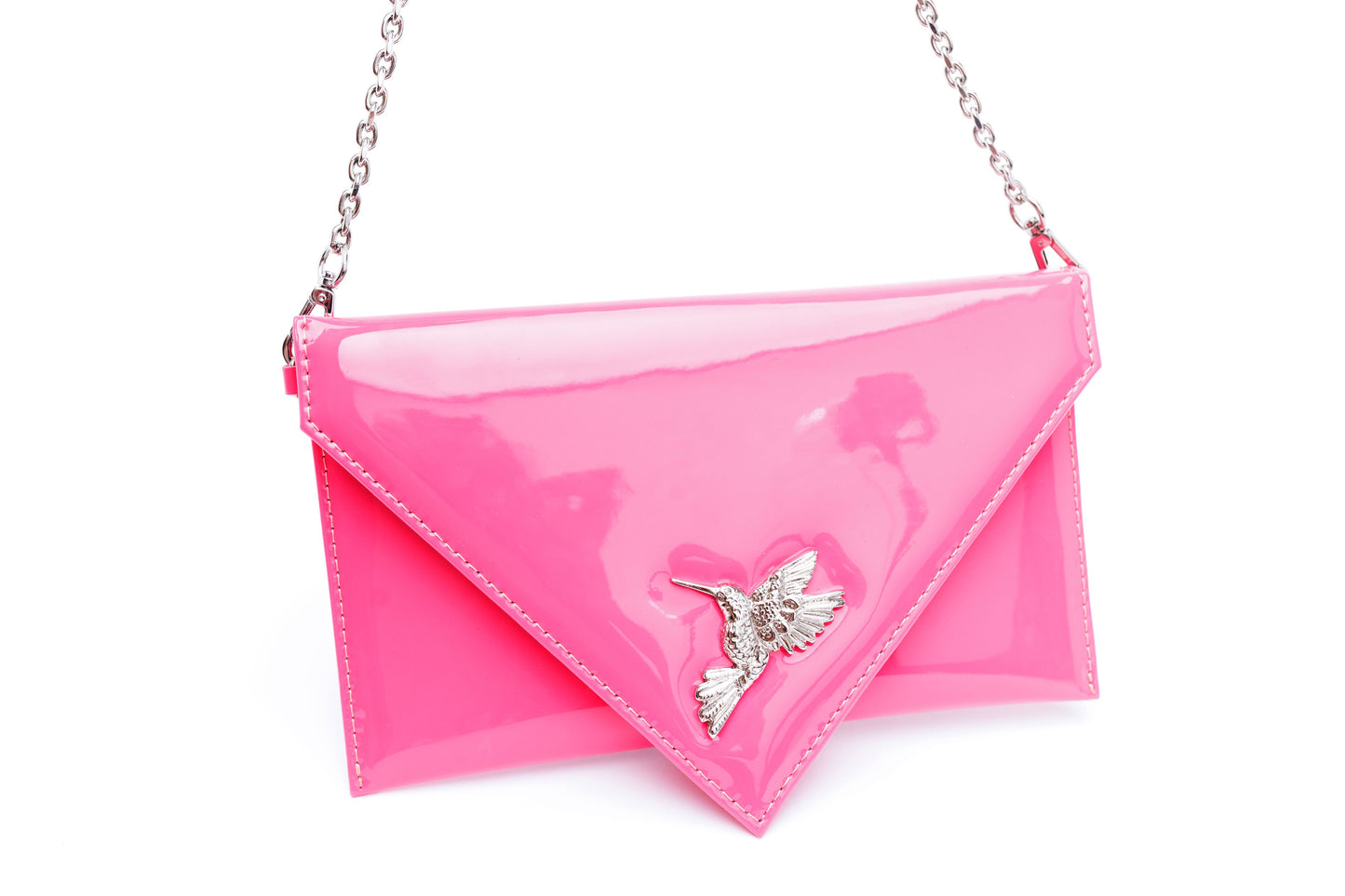 Sophie pink envelope with hummingbird