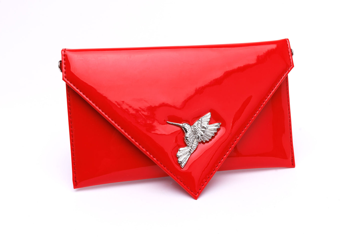 Sophie ferrari red envelope with hummingbird