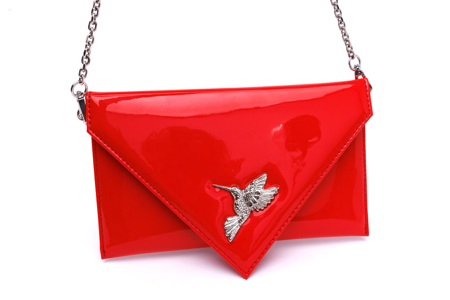 Sophie ferrari red envelope with hummingbird