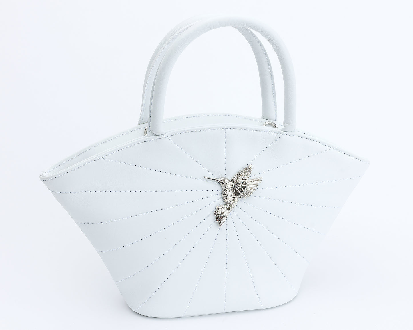 Shell mini white bag