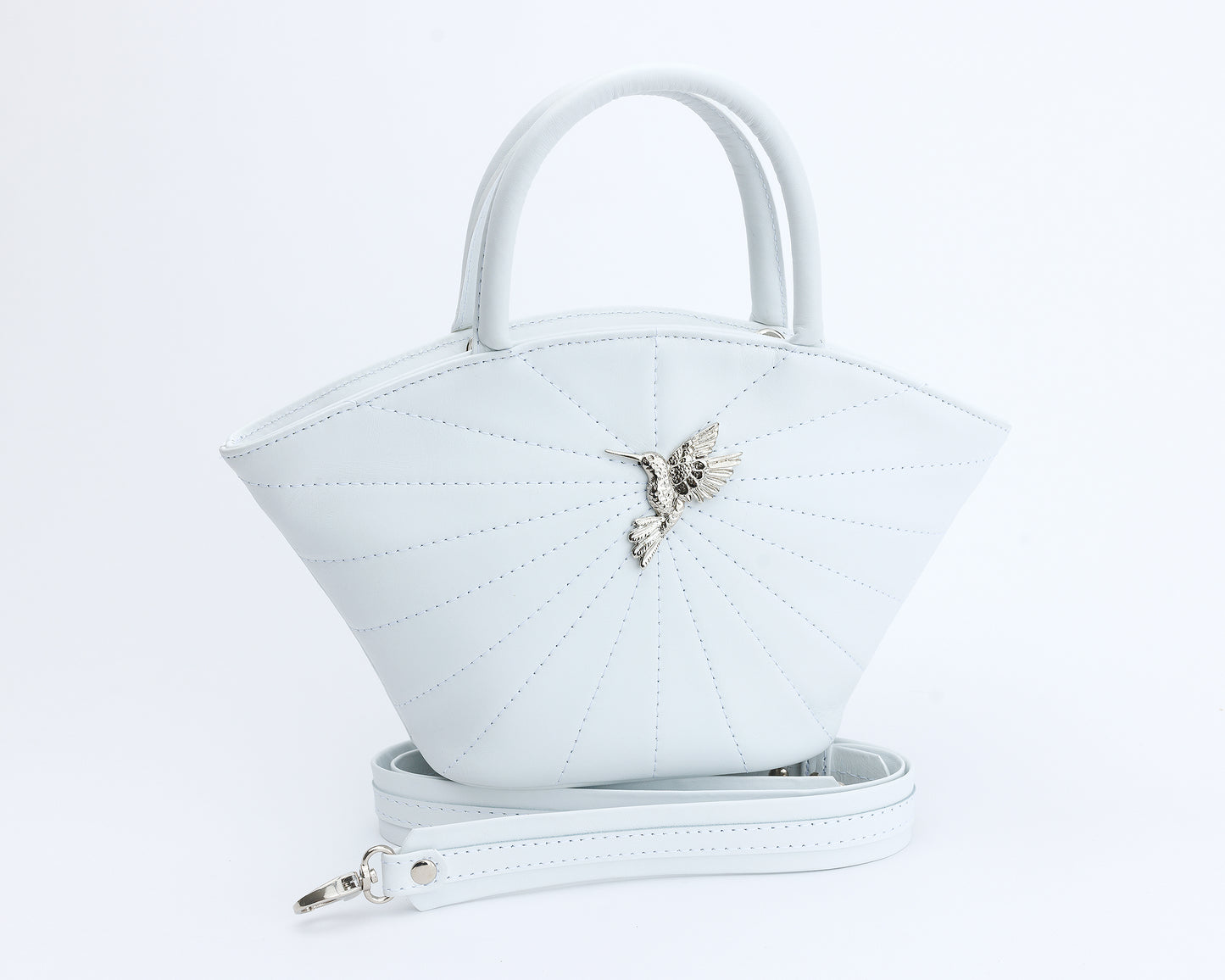 Shell mini white bag