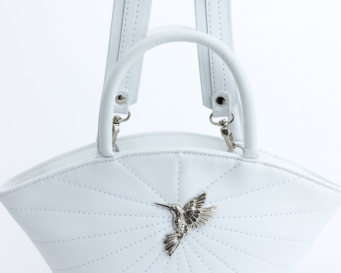 Shell mini white bag