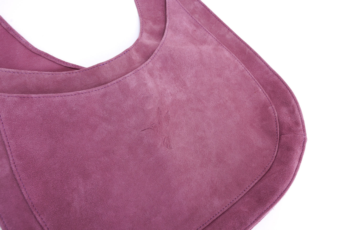 Horizon Purple leather shopper bag