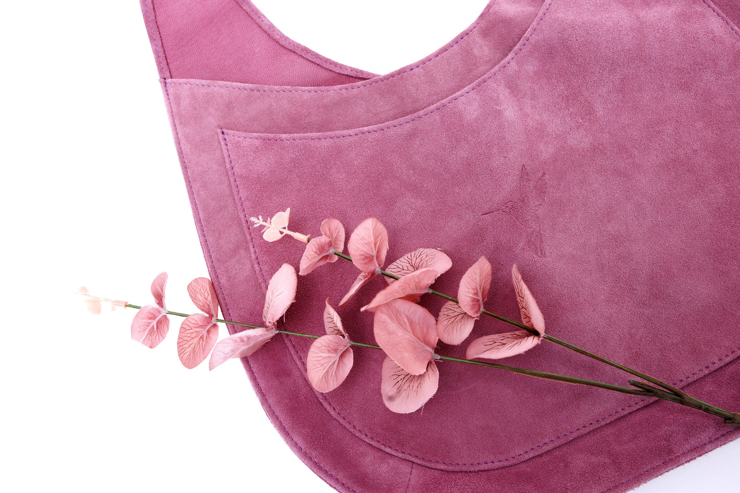 Horizon Purple leather shopper bag
