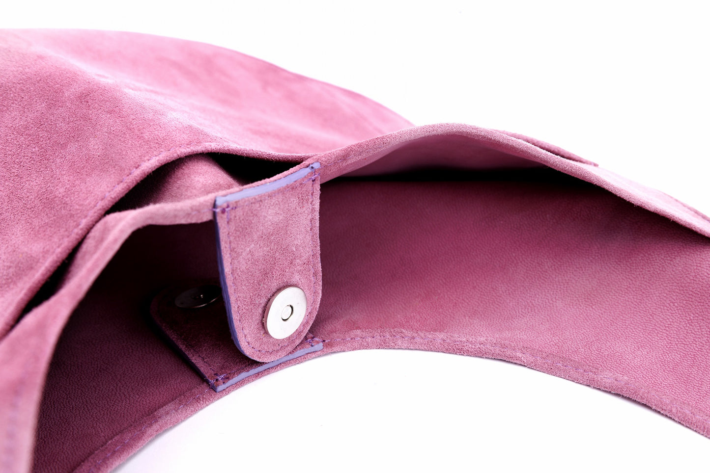 Horizon Purple leather shopper bag