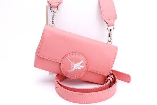 Humming Rose leather bag