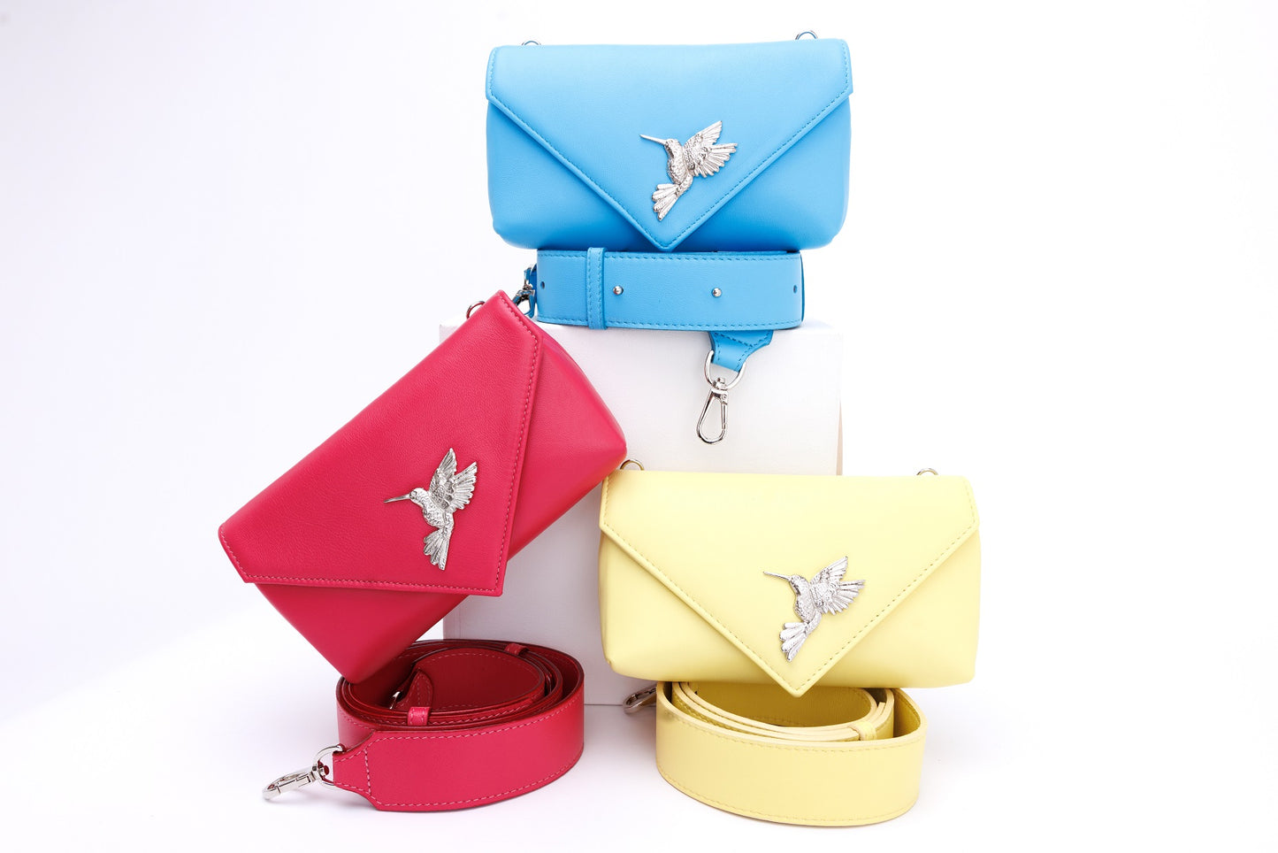 Flare Pastel Yellow leather bag